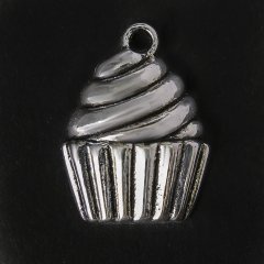 Подвеска Пирожное серебро (А16759) 2х1,5 см   3776634