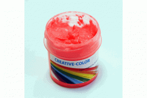Пастообразный краситель Creative-color Неоновый Красный 003 фасовка- 15 мл.