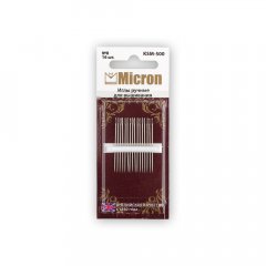 Иглы для шитья ручные Micron для вышивания KSM-500 в блистере 16 шт.