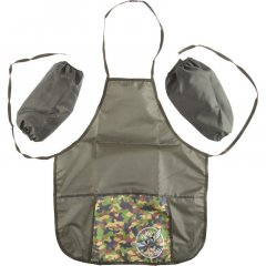 Фартук для труда №1 School Military 44x54 см, 1 карман, нарукавники