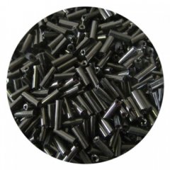 Бисер Стеклярус №49 черный GG 3  20г.  Zlatka